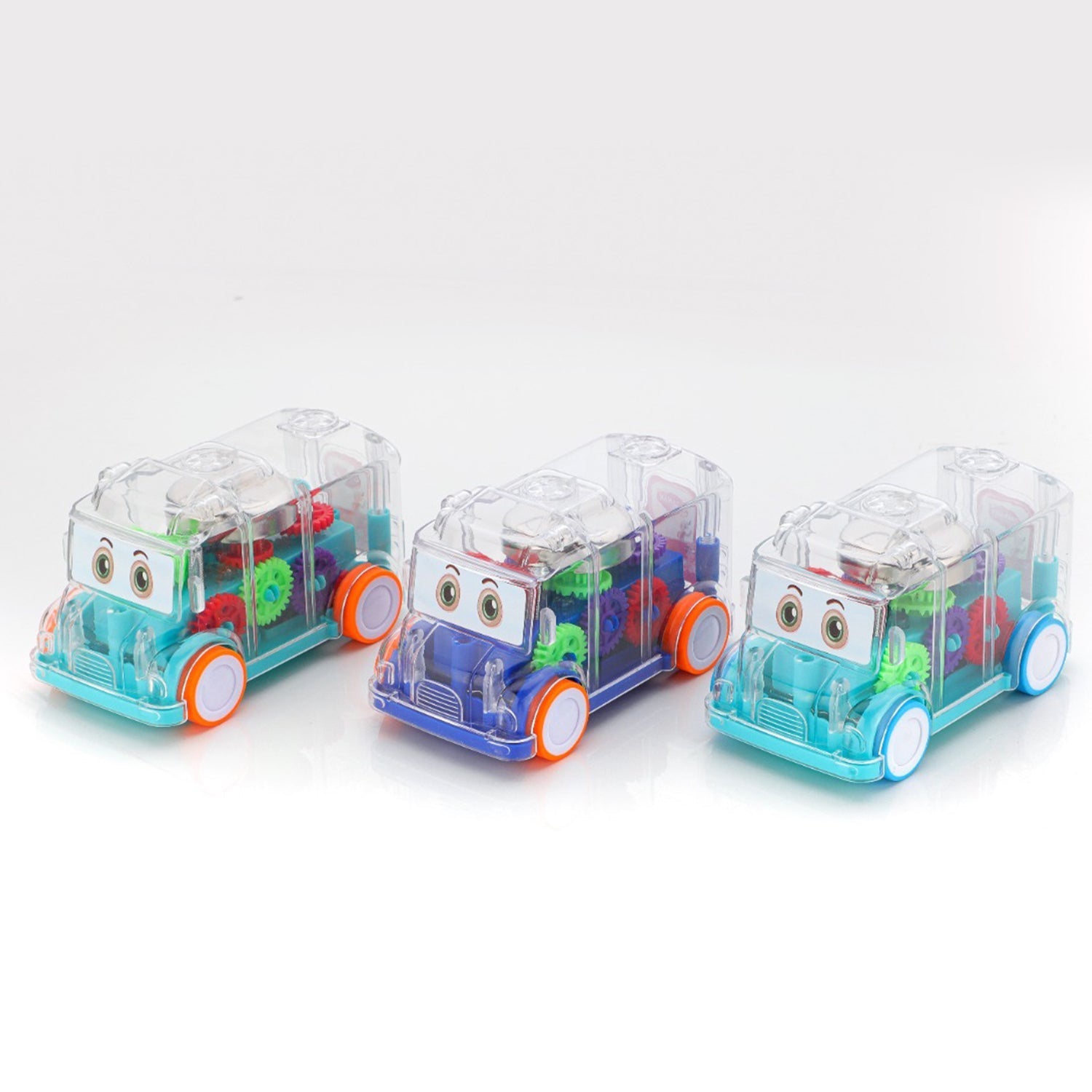Mini school bus toy with musical feature. Mini school bus toy with musical feature.